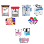 Party Treats Popcorn Cotton Candy Snow Cones and More ($100 minimum order)